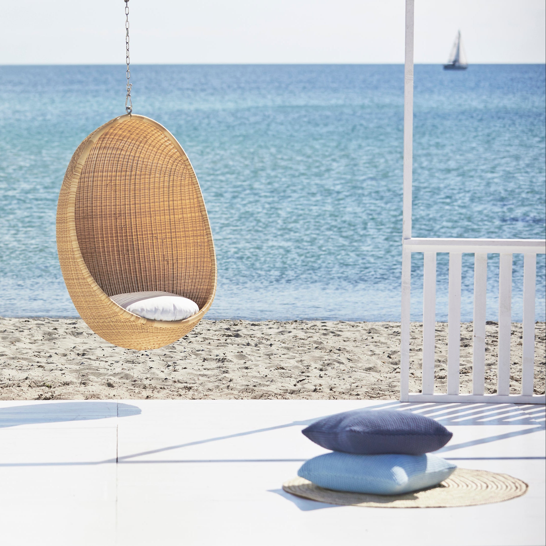 Sika Design Nanna Ditzel Outdoor Hanging Egg Chair - 2Modern
