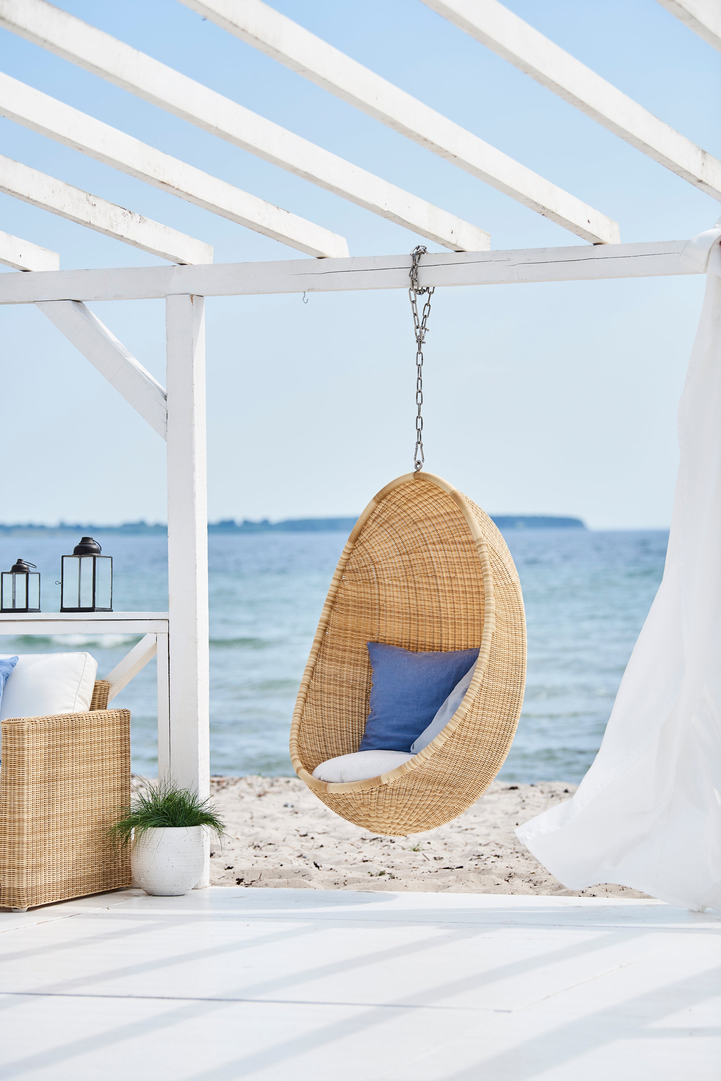Sika Design Nanna Ditzel Outdoor Hanging Egg Chair - 2Modern