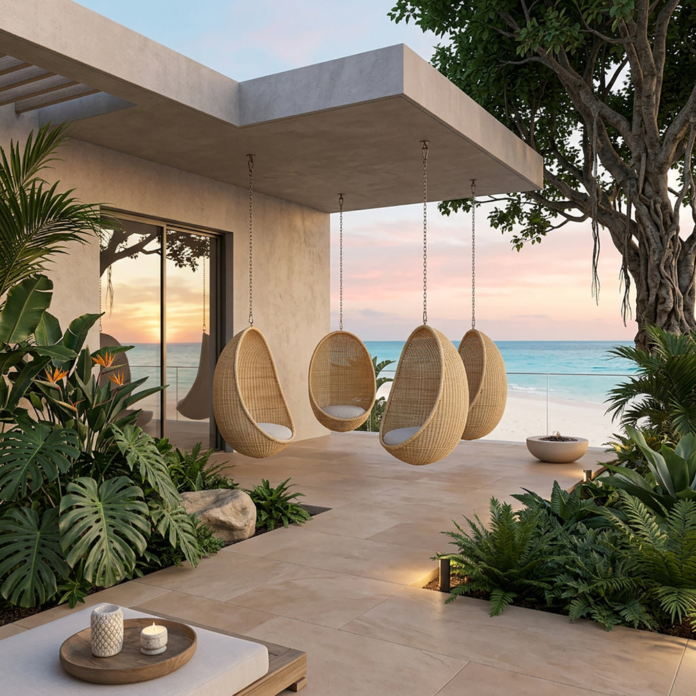 Nanna Ditzel Outdoor Hanging Egg Chair
