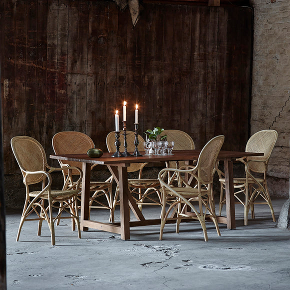 【美品】シカ デザイン Rossini Arm Chair ロッシーニ Sika Design Rossini Arm Chair - Stackable Rattan Bistro Chair