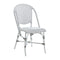 Sofie Outdoor Side Chair  option White / White with Cappuccino Dots