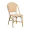 Sofie Outdoor Side Chair  option Almond / Natural with Natural Dots