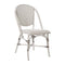 Sofie Outdoor Side Chair  option White / White with Cappuccino Dots