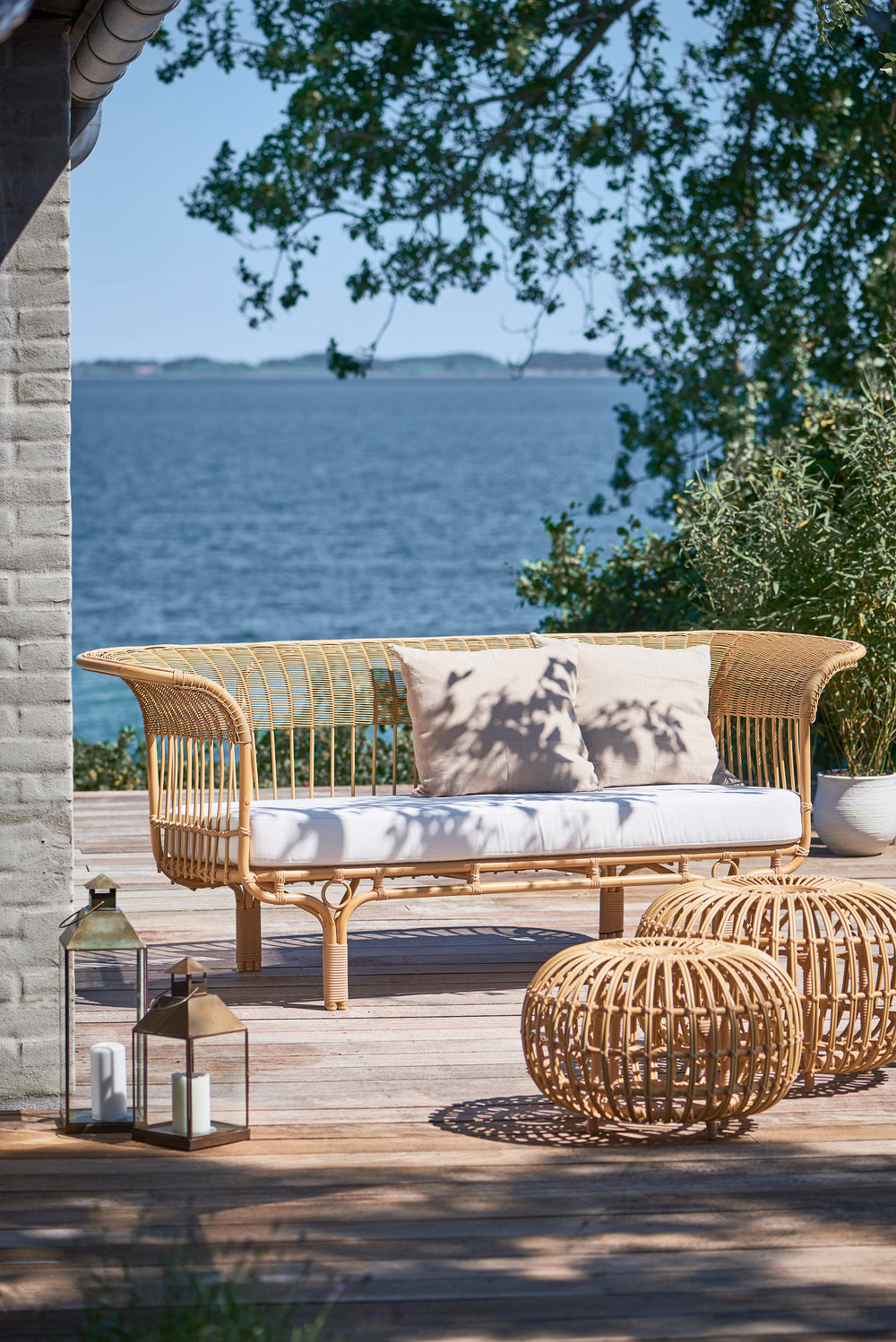 Franco Albini Outdoor Ottoman