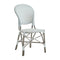 Isabell Outdoor Side Chair  option Taupe Frame / Grey with White Dots