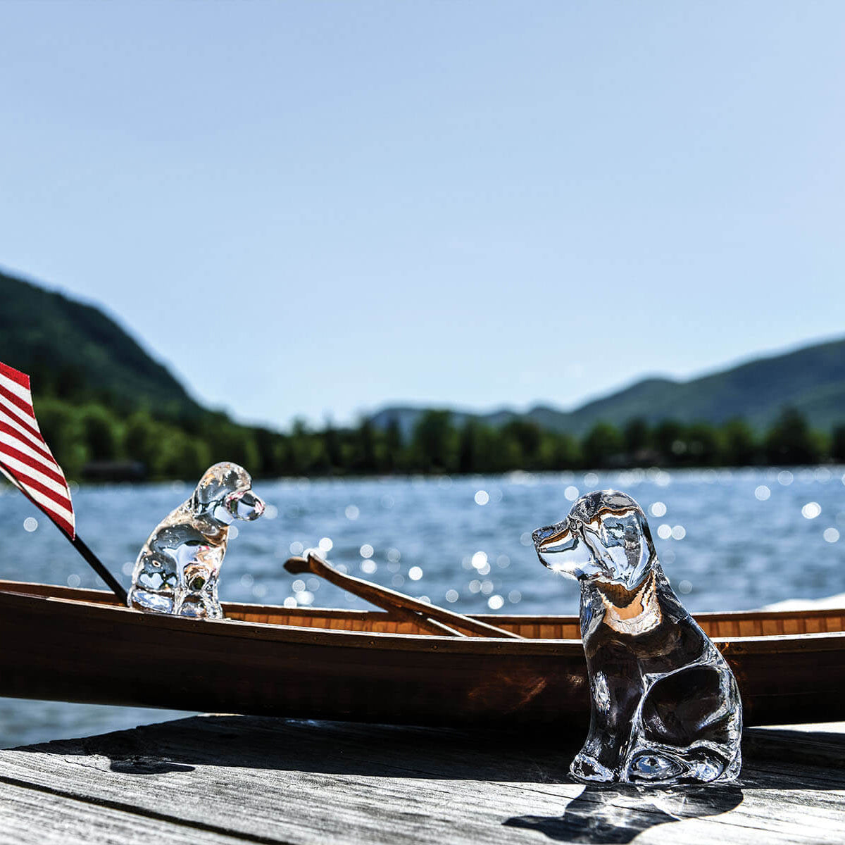 Simon Pearce Glass Dog - Thumbnail 2