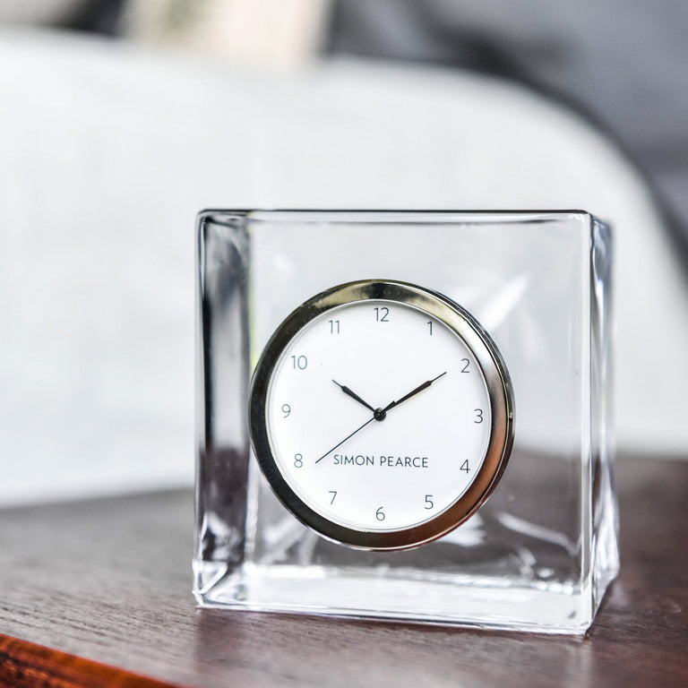 Simon Pearce Woodbury Square Clock - 2Modern