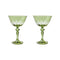 Acqua Rialto Coupe Glass (Set of 2)  option Honeydew