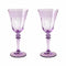 Acqua Rialto Wine Glass (Set of 2)  option Amethyst