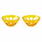 Acqua Rialto Glass Bowl (Set of 2)  option Ginger