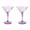 Acqua Rialto Martini Glass (Set of 2)  option Amethyst