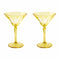 Acqua Rialto Martini Glass (Set of 2)  option Limoncello