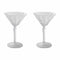 Acqua Rialto Martini Glass (Set of 2)  option Opal