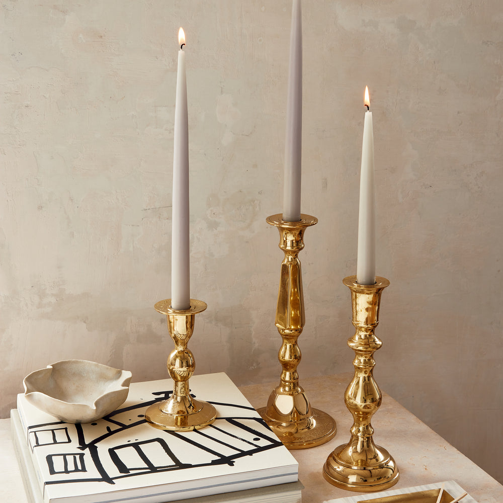 Georgian Brass Candlesticks