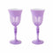 Milk Rialto Wine Glass (Set of 2)  option Lupine