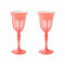 Milk Rialto Wine Glass (Set of 2)  option Salmon