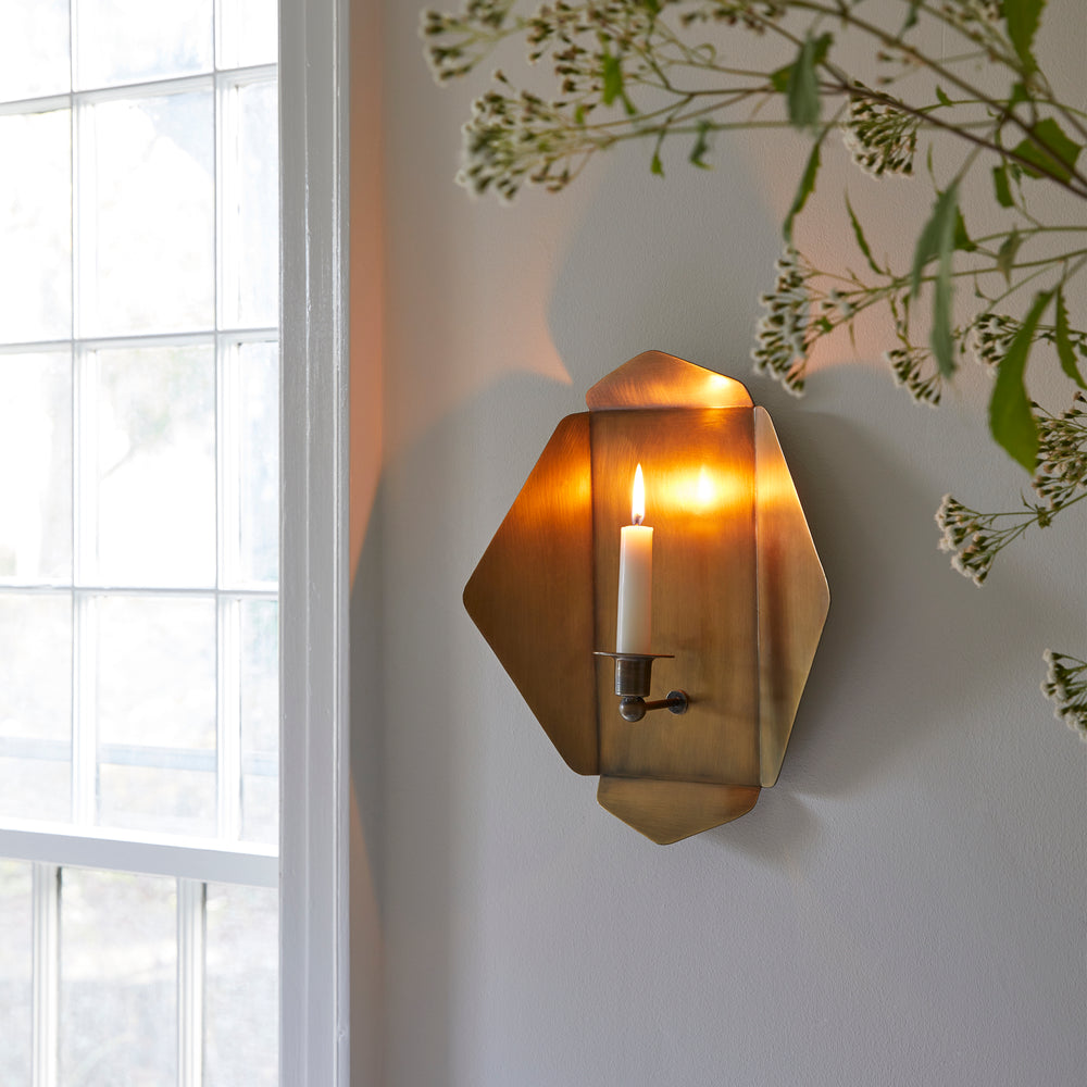 Quatrefold Candle Wall Sconce