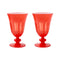 Rialto 10-Ounce Tulip Glass (Set of 2)  option Poppy