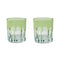 Rialto 12-Ounce Old Fashion Glass (Set of 2)  option Honeydew