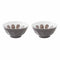 Rialto Glass Bowl (Set of 2)  option Warm Gray
