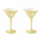 Rialto Martini Glass (Set of 2)  option Creme