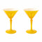 Rialto Martini Glass (Set of 2)  option Saffron