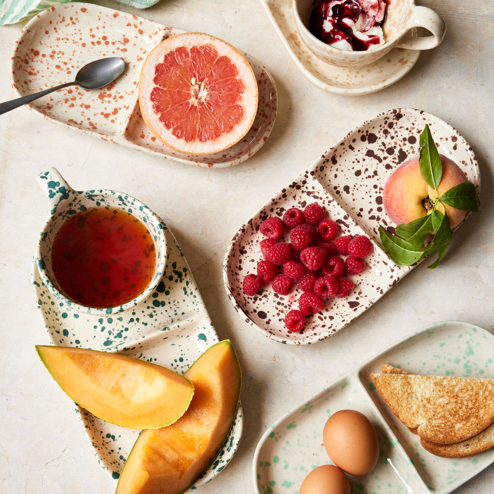 Splatterware Divided Tray (Set of 4)