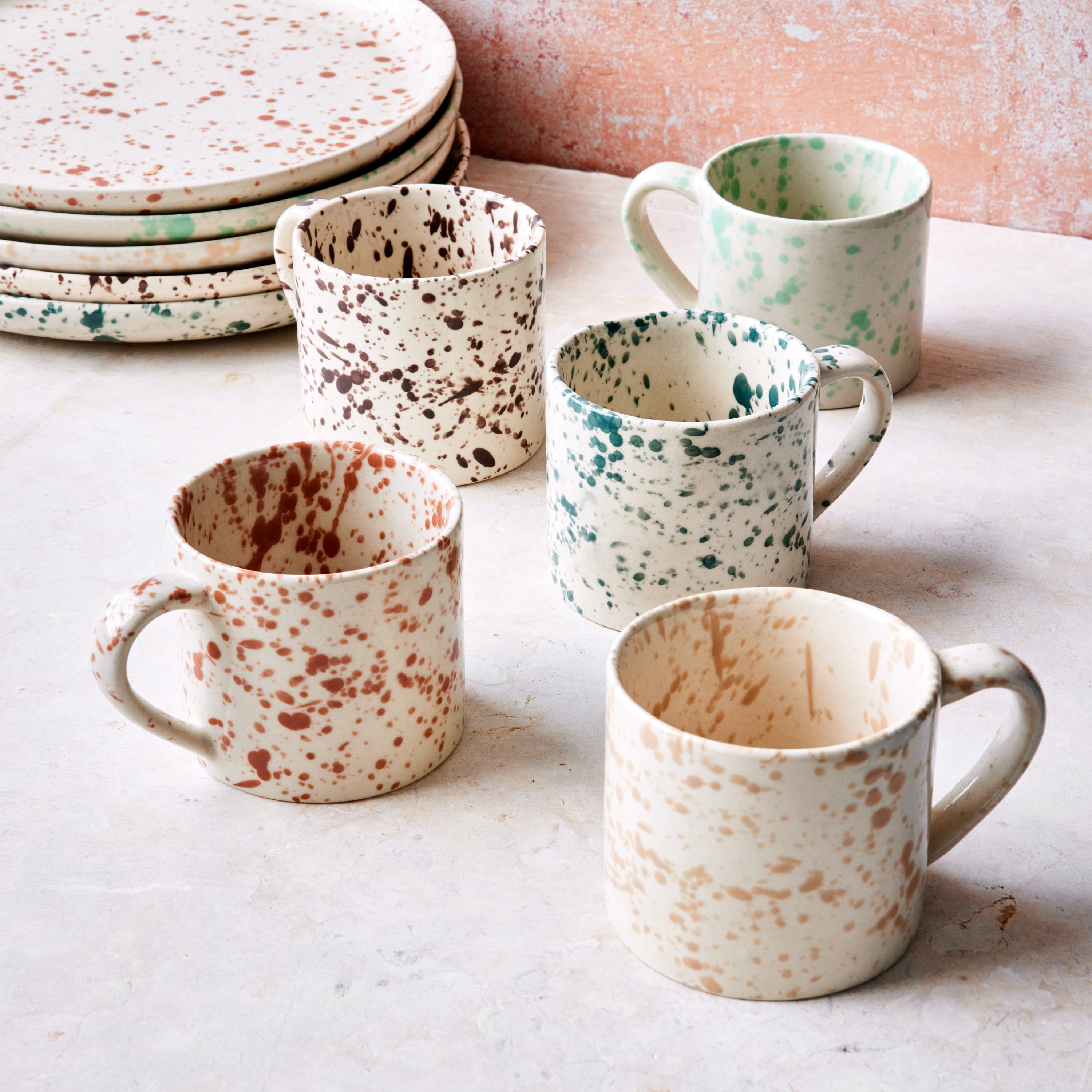 Sir Madam Splatterware Mug (Set of 4) - 2Modern