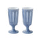Empire Footed Ale Glass (Set of 2)  option Glacier