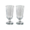 Empire Footed Ale Glass (Set of 2)  option Ice