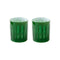 The Empire Rocks Glass (Set of 2)  option Malachite