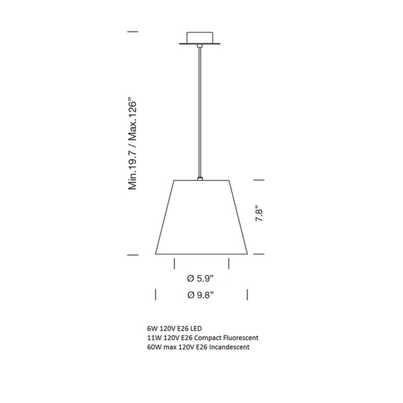 Sistema Sisisi MT1 Pendant Light