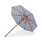Messina Round Umbrella  option Dark Blue Stripes