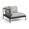 Bonan Lounge End Sofa  option Dark Grey
