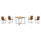 Grinda Dining Set for 4  option Table with 4 Armchairs