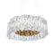 Accordeon Pendant Light  option Prisma / Gold