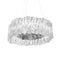 Accordeon Pendant Light  option Prisma / Silver