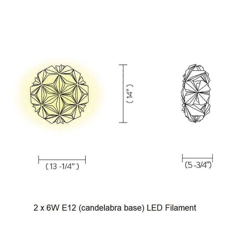 C'est La Vie Ceiling/Wall Light