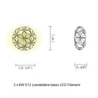 C'est La Vie Ceiling/Wall Light