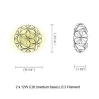 C'est La Vie Ceiling/Wall Light
