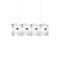 La Lollo Linear LED Pendant Light  option White