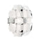 Mida Wall Sconce  option White Platinum