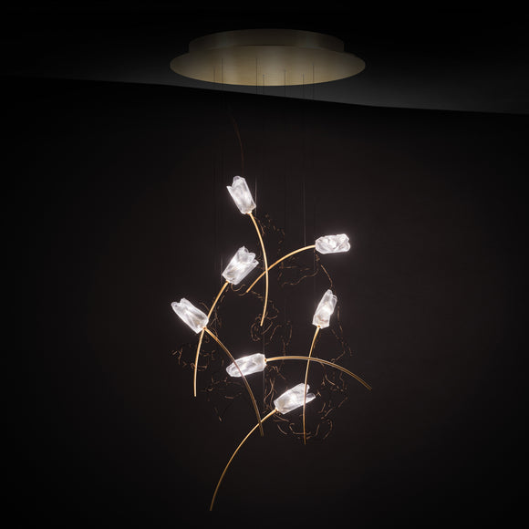 Tulip Round LED Chandelier