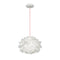 Veli Mini Single Couture Pendant Light  option Red