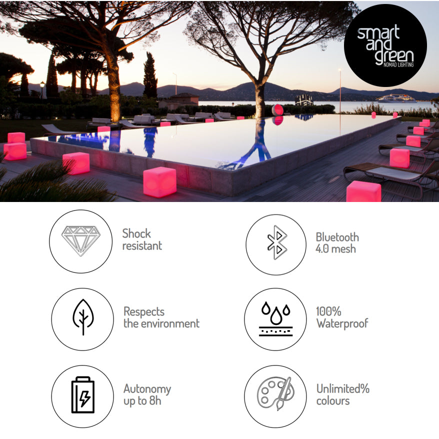 Flatball Outdoor Bluetooth LED Lamp