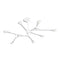 Abstraction LED Pendant Light  option Satin White