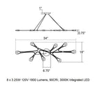 Abstraction LED Pendant Light