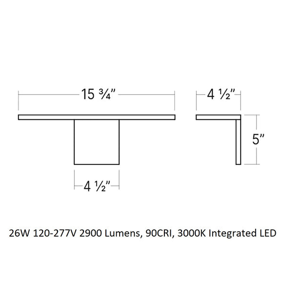 Base LED Wall Sconce