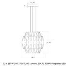 Chimes Multi-Tier LED Pendant Light