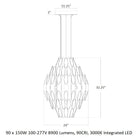 Chimes Multi-Tier LED Pendant Light